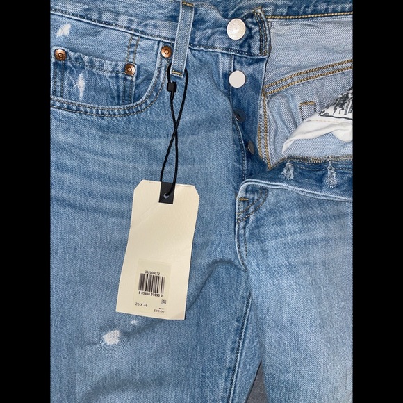 501® Original Cropped High Rise Straight leg Jeans - Picture 9 of 12